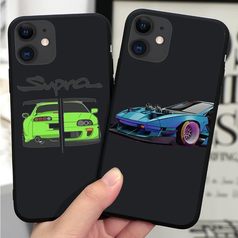 Чехол JDM ДЛЯ iPhone 13 12 11 Pro Max Mini XR XS X 7 8 6 6S Plus 5 | Мобильные телефоны и аксессуары