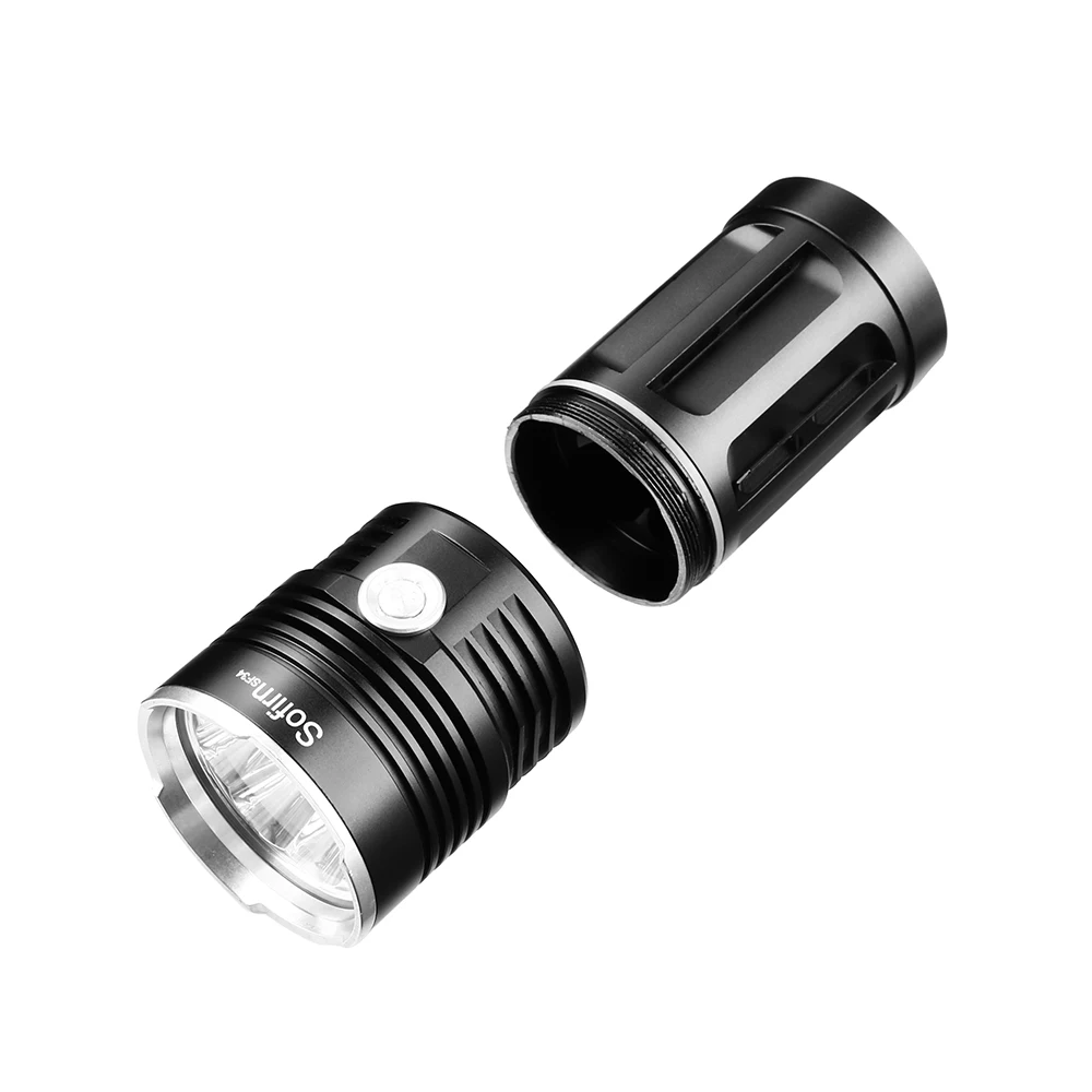 12T6 Powerful LED Flashlight Sofirn SF34 Light 18650 Tactical Flashlight Portable Handheld Lights 5 Modes Camping Hunting