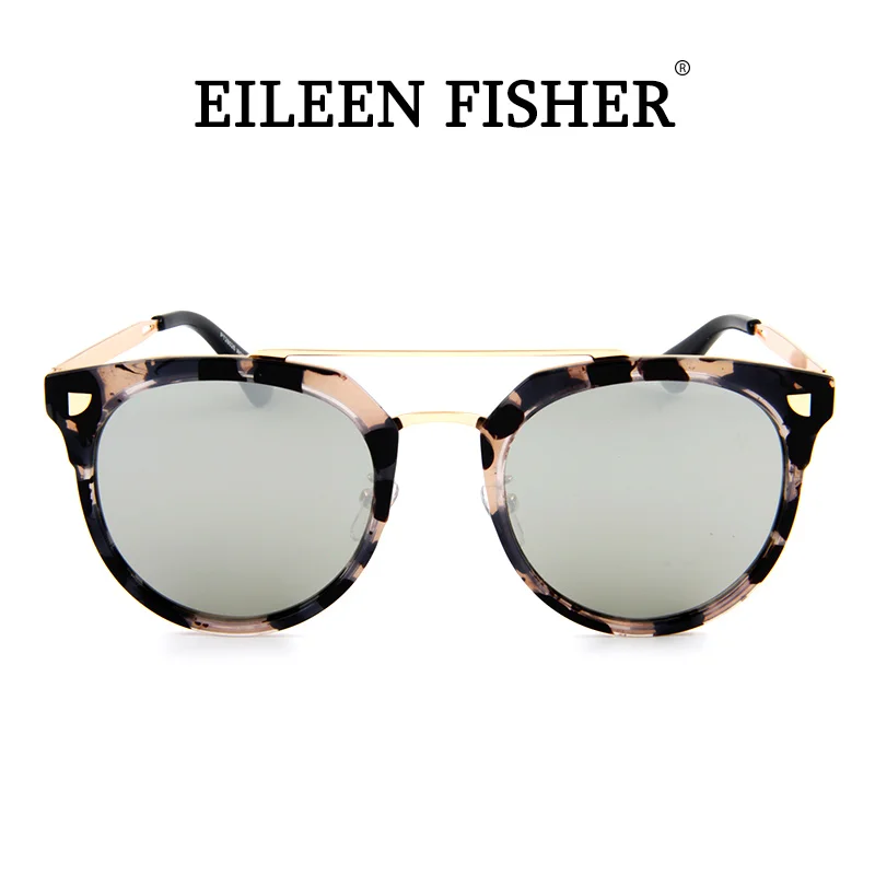 

EILEEN FISHER Sunglasses Cat Eye Women Men Sun Glasses Eyewear Eyeglasses Plastic Frame Clear Lens UV400 Shade Fashion Driving