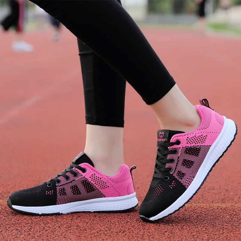 

2020 Summer Women Running Shoes Casual Sport Shoes Female Brand Fashion Sneakers Woman Breathable Antislip Light Flats Shoes