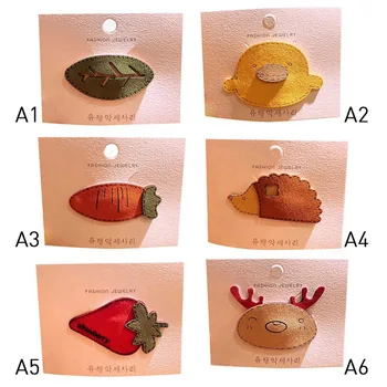 

Girls Hair Clips Fashion Cute Fruit Design Hair Pin Children Princess Hair Accessories