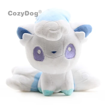 

15 cm Q Style Alola Vulpix Plush Toys Peluche Stuffed Dolls Cartoon Pikachu Eevee Ditto Mewtwo Series Doll Women Kids Gift