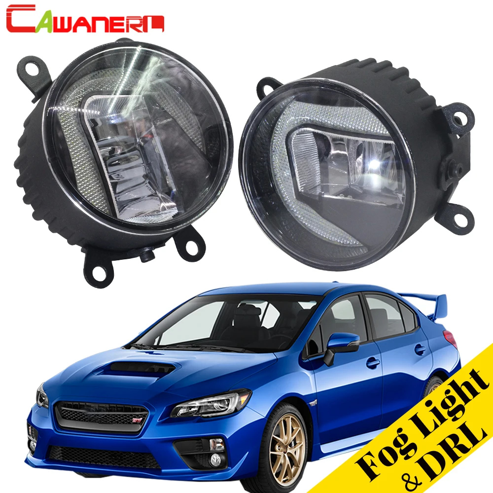 Cawanerl для Subaru WRX STI 2015 2016 стайлинга автомобилей светодиодные фары противотуманные