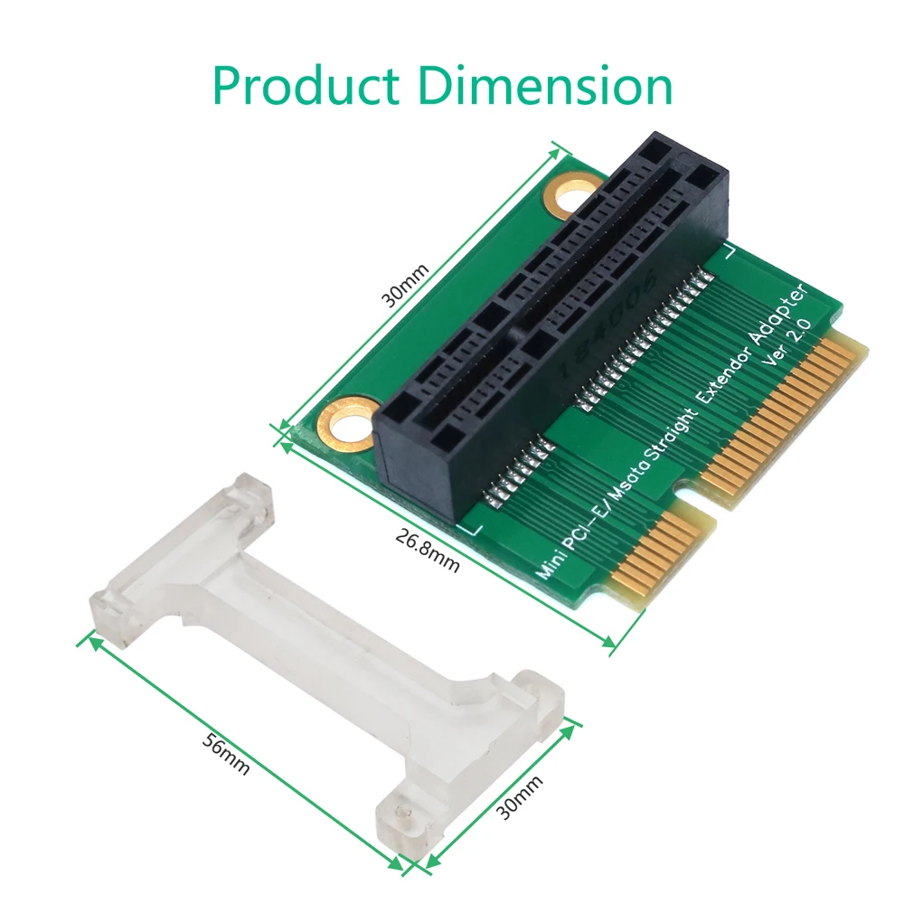 QINDIAN добавить на карту Mini PCI-E к Mini PCI Express адаптер mSATA к SSD mSATA Riser Card для 3g 4G WWAN LTE gps модуль mSATA SSD