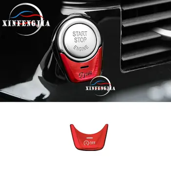 

For BMW X3 G01 2018-2019 Red Alloy Ignition Engine Stop Start Button Dec Cover Trim