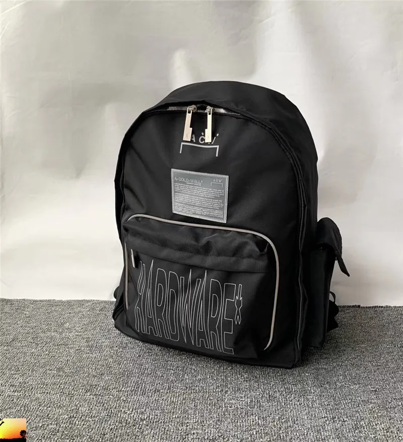 

A Cold Wall Backpack Metal Button Functional A-Cold-Wall Bag ACW Backpacks Fast Shipping