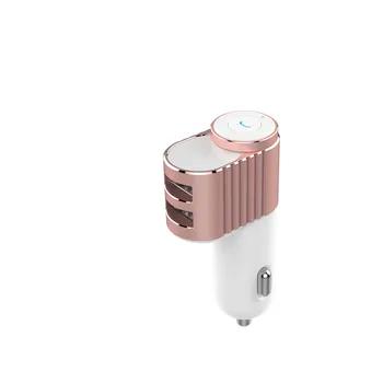 

mosunx Bluetooth V4.1 wireless car business headset with dual USB port built-in microphone noise reduction technology headset