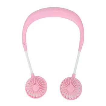 

Lazy sports hanging neck fan outdoor convenient charging creative student mini USB small electric fan