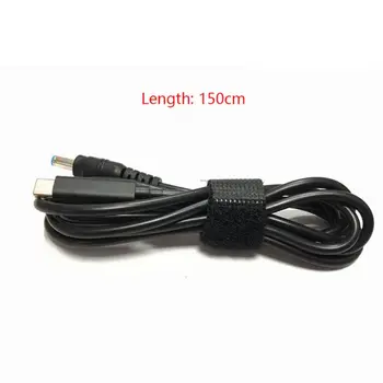 

USB Type-C PD Power Adapter to 4.5x3.0 DC Plug Charging Cable for Hp Laptop