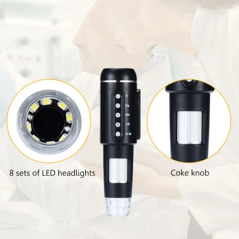 

1000X Digital HDMI Microscope 5MP HD 1080P 8LED Light Camera Magnifier Endoscope