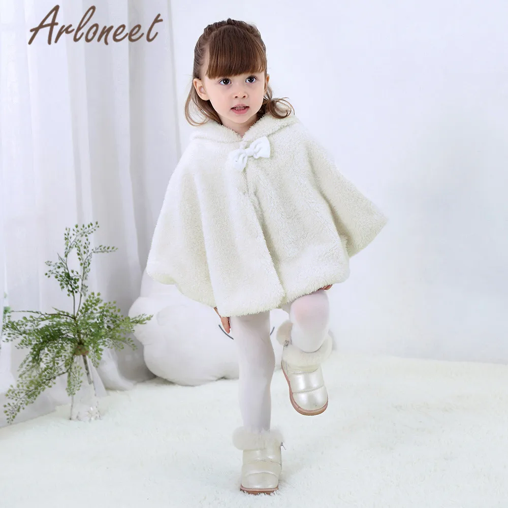 ARLONEET/пальто с героями мультфильмов теплое зимнее плотное пальто для маленьких девочек хлопковый плащ верхняя одежда с капюшоном и заячьими ушками Детское пальто Одежда для девочек
