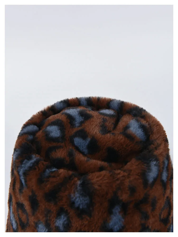 DRESSUUP Autumn and Winter New Hat Female Thick Imitation Rabbit Fur Bucket Hat Fashion Hat