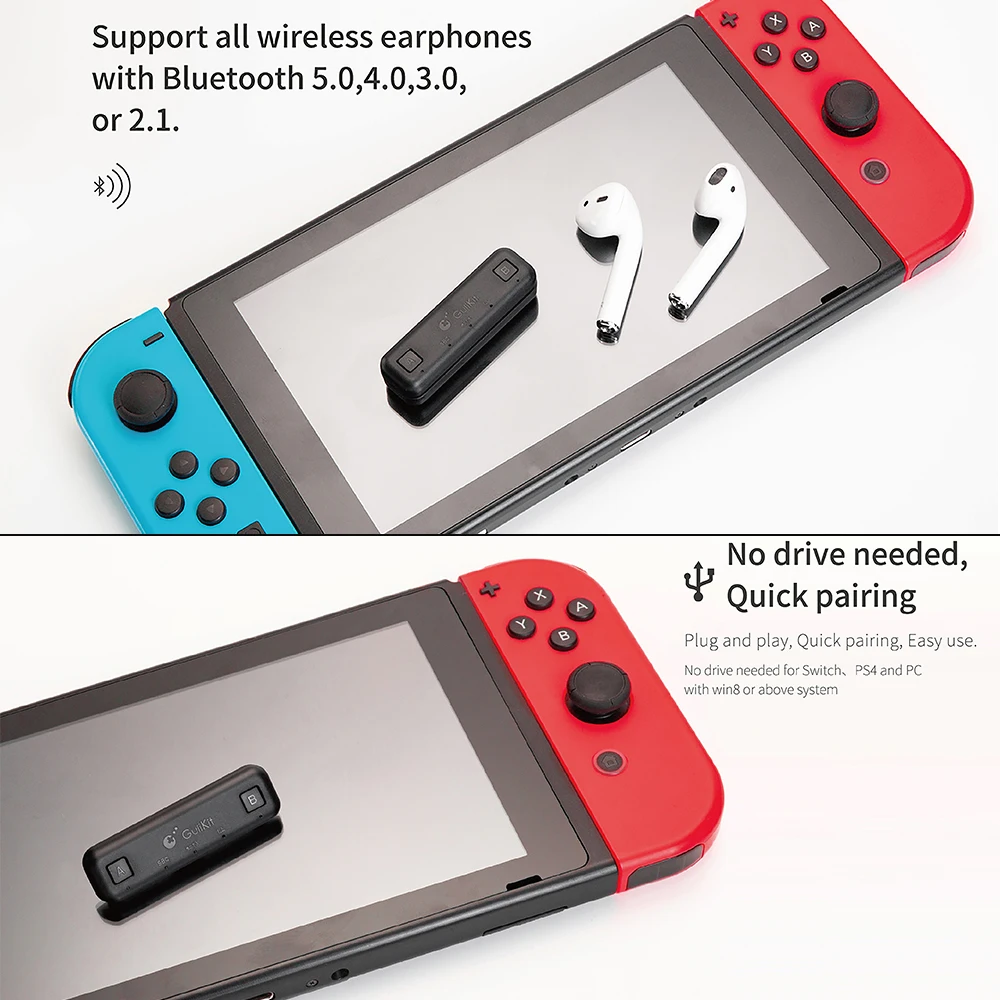 Route Air Bluetooth беспроводной аудио адаптер или передатчик type-C для NS nintendo Zend Switch/Switch Lite/PS4/PC гаджеты