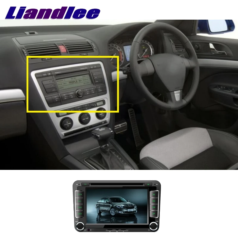 Для Skoda Октавия II III Fabta Superb LiisLee мультимедиа, ТВ DVD gps аудио Hi-Fi радио стиль навигация Расширенный