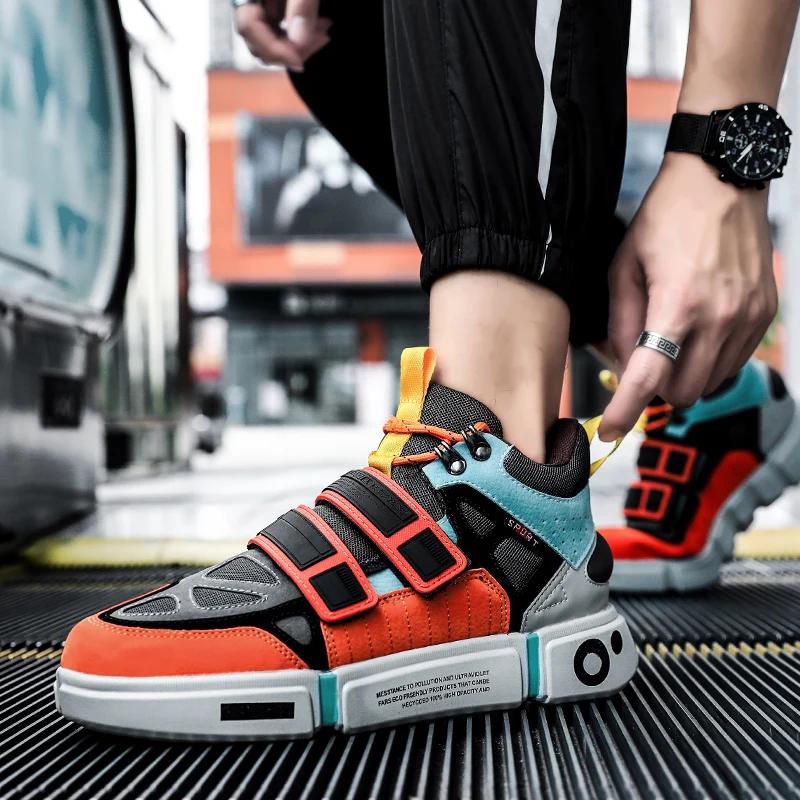 Men Sneakers Breathable Thick Sole Running Shoes Men Sports Shoes Size 36-45 running shoes men sneakers