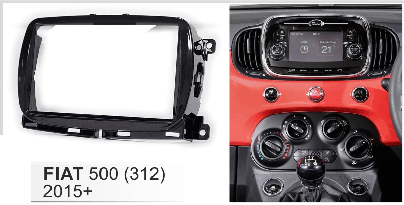 Double Din Car Radio Facia for 2015+ 