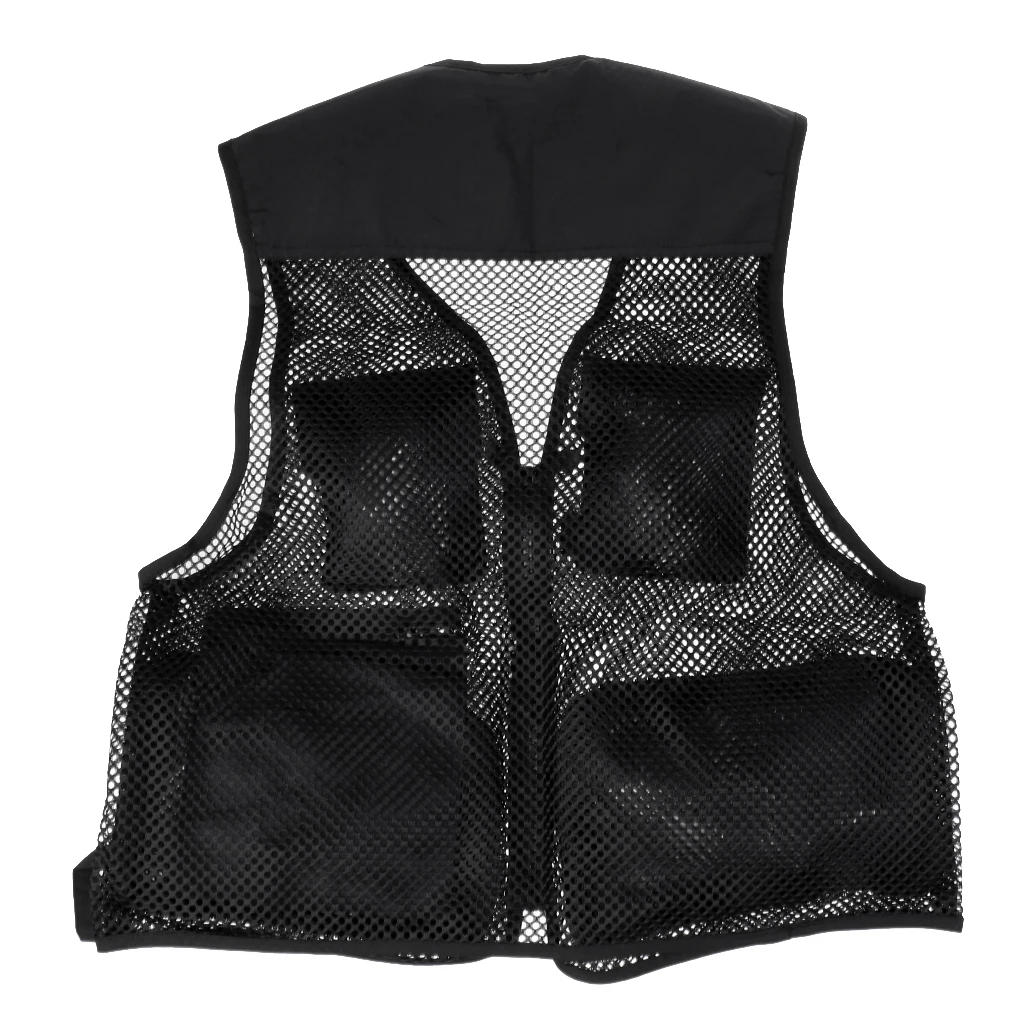 Men Summer Fly Fishing Vest Multi-Pocket Zipper Hunting Photography Hiking Casual Waistcoat Jacket