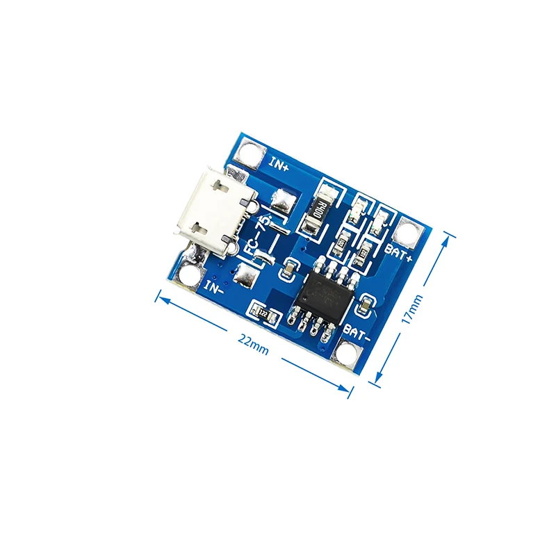 5V 1A Micro Mini TYPE-C USB 18650 Lithium Battery Charging Board Charger Module + Protection Dual Functions TP4056 Module 5Pcs/LOT
