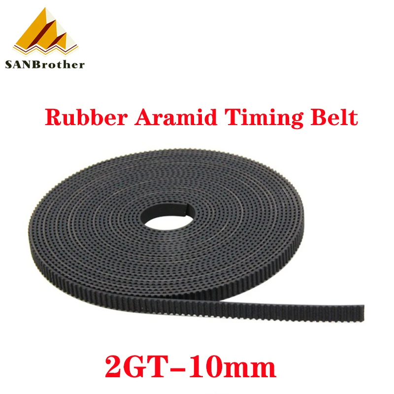 

GT2-10mm open timing belt width 10mm GT2 belt Rubbr Fiberglass cut to length for 3D printer wholesale