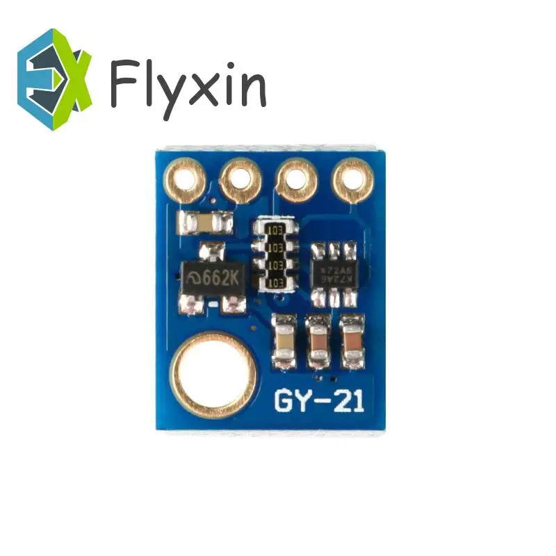 Humidity Sensor with I2C IIC Interface Si7021 Industrial High Precision GY-21 Temperature Module Low Power CMOS 10*12mm | Электроника