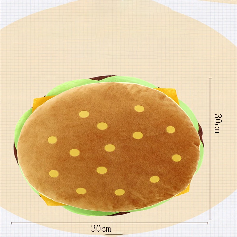 30/50 см новые творческие гамбургер плюшевые офисные гамбургер пародия Милая Подушка подарок на день рождения