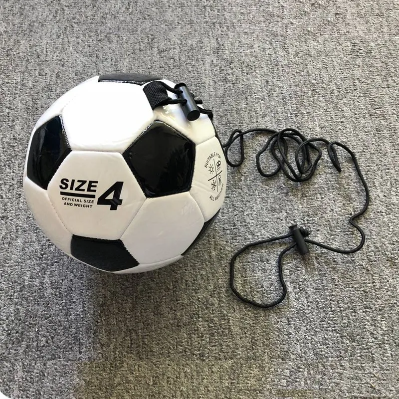 New Soccer Training Ball Adjustable Bungee Elastic Training Ball with Rope Size 4 Football for Training Playing Sports