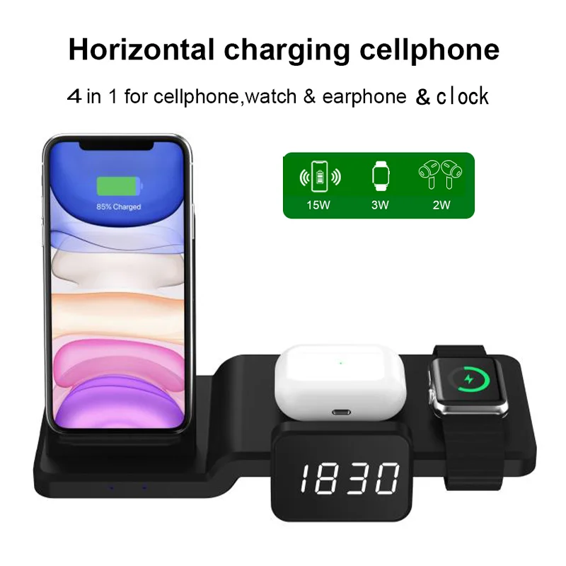 3 in 1 Qi Wireless Charging For IPhone And Apple Watch Fast Charger