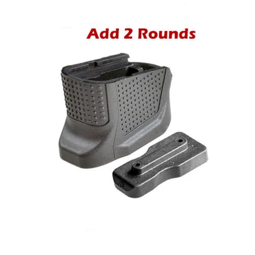 

Magorui Tactical Enhanced Magazine Extension Base Pad Add +2 Rounds for Glock 43