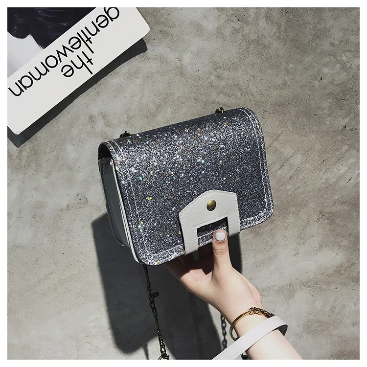

New Products Bag Women's 2019 New Style Korean-style bai da xiao Square Bag INS Super Fire Crossbody Bag