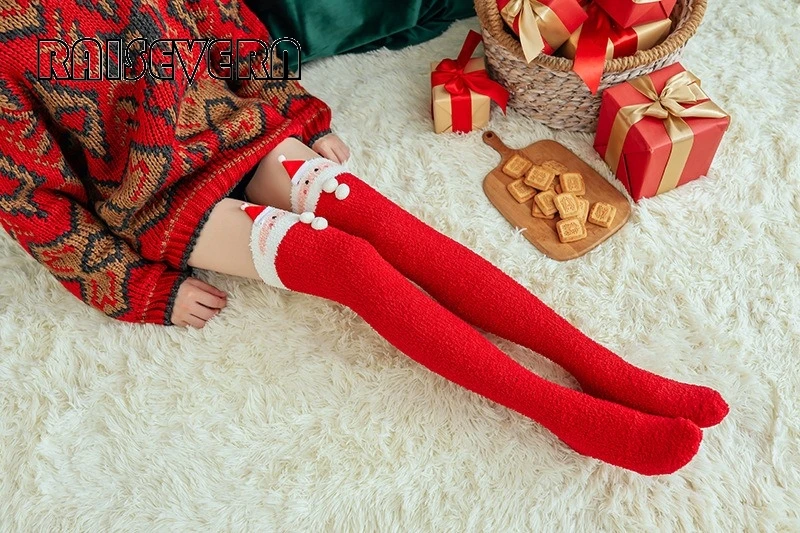 Новинка, рождественские носки, вечерние, женские, хлопковые, короткие, пушистые, зимние носки, с рисунком снеговика, милые носки, подарок на год