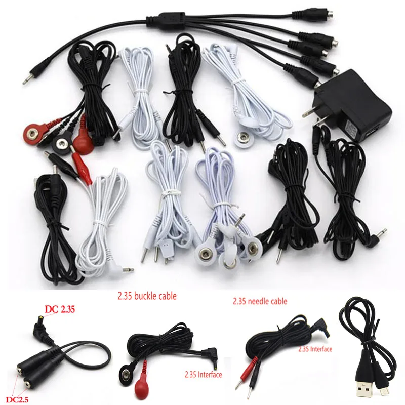 Electro Sex Toys Electric Sex Toys Electric Shock Wire Electro Cable To Connect Stimulation Penis Anal Electrical Set Electric Bdsm Toy E-stim Sex Accessories Line