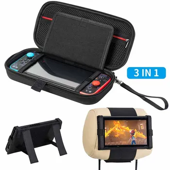 

Playstand, Car Headrest Mount Holder with Hard Carrying Case for Nintendo Switch - Black