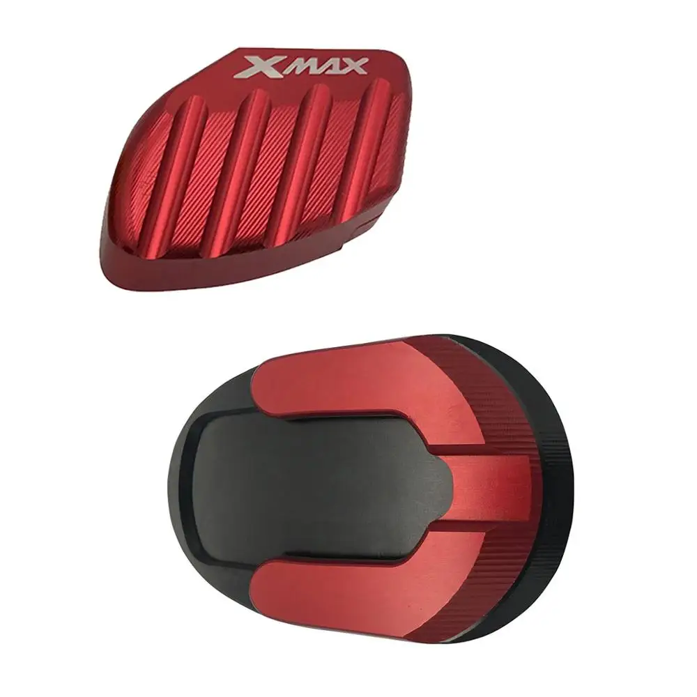CNC мотоциклетные X-MAX 300 части Подножка для ног увеличивающая пластина Накладка боковая подставка опорный комплект для Yamaha XMAX300 250 125