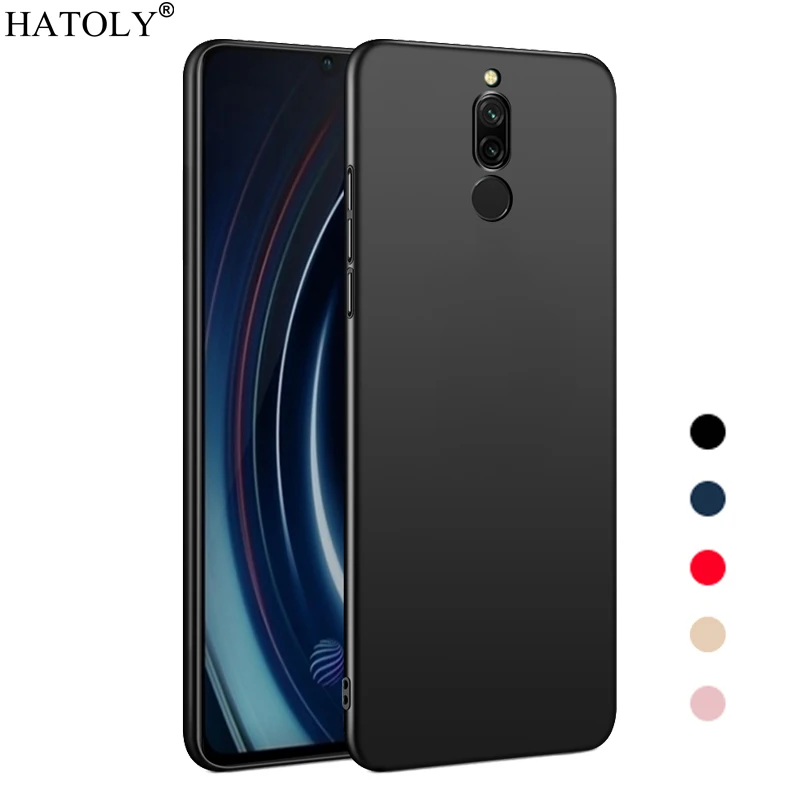 For Cover Xiaomi Redmi 8 Case Ultra thin Smooth Hard PC Back Cover For