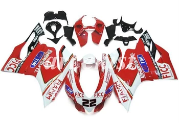 

New ABS Injection Mold Body set Fairing For Ducati 899 1199 Panigale 2012 2013 2014 Motorcycle Full Fairings Kit Red white
