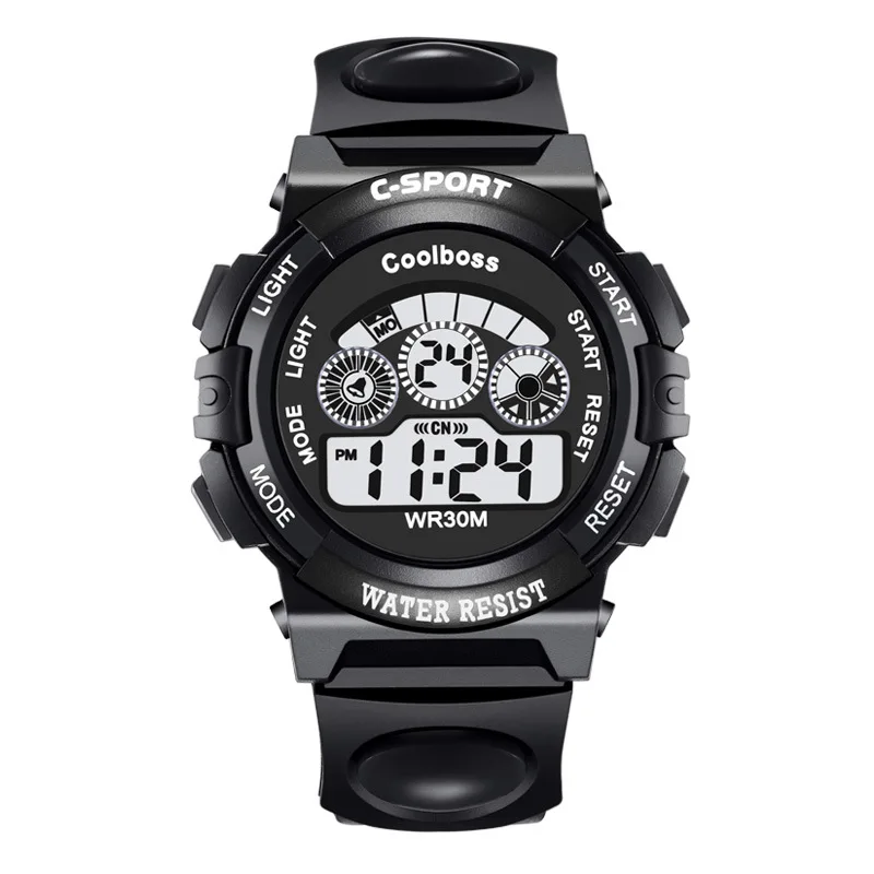 

Children LED Watch Multi-purpose Alarm Clock Colorful Night Light Men And Women Child Waterproof Sports Electronic Watch