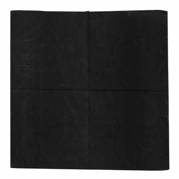 

1 pack Solid Color Printed Paper Napkin (black)