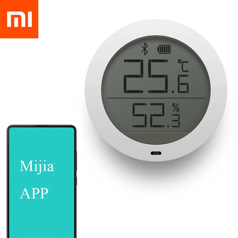 Оригинальный Xiao mi jia Bluetooth температурный умный Hu mi dity сенсор ЖК-экран цифровой термометр измеритель влажности приложение mi в наличии