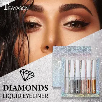 

TEAYASON Brighten Eyeshadow Eyeliner lower eyelid Liquid Eye Shadow Glitter Pearly Sequins Mermaid Shell Liquid Liner TSLM1