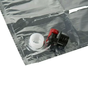 

10pcs/Set Aluminum Foil Pouch BIB Bag Box Food Drinks Container Travel Organizer