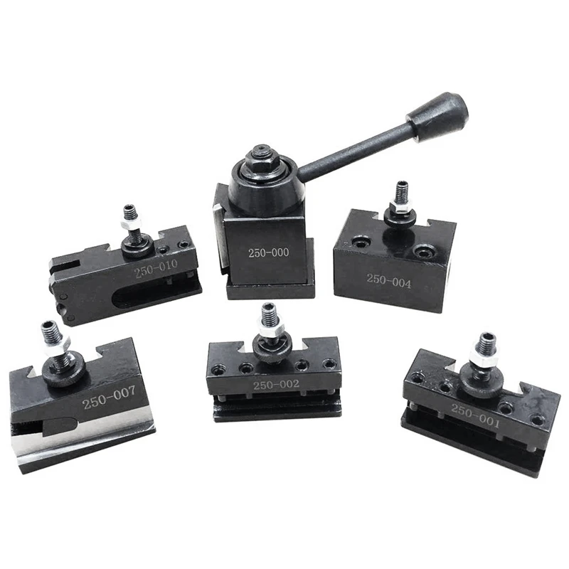 

New 1 Set Steel Tool Post Set Universal Parting Blade Tool Holder For Mini Lathe