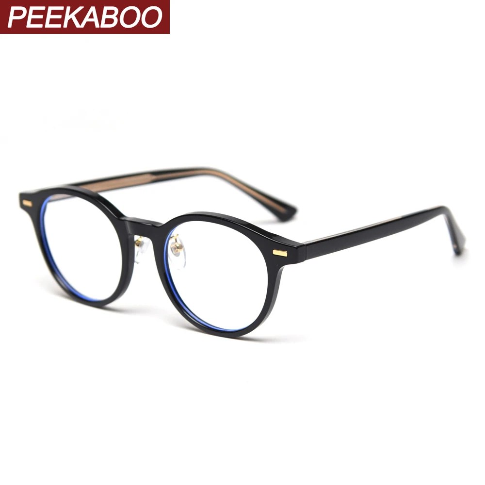 Женские и мужские очки Peekaboo tr90 в ретро Корейском стиле с прозрачными стеклами