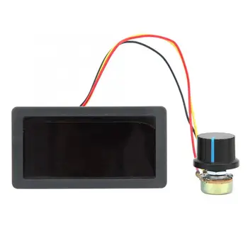 

PWM DC Motor Speed Controller Adjustable LED Motor Speed Regulator Governor with Knob Switch DC6V-DC30V