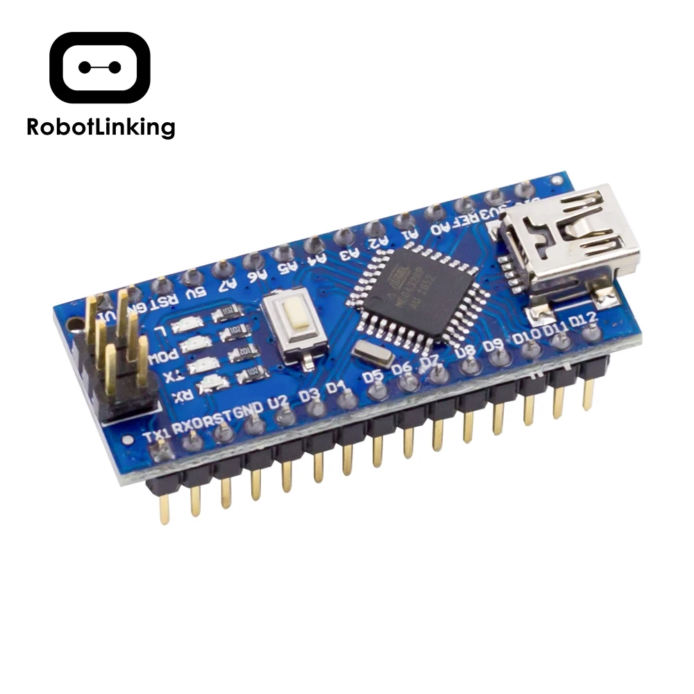 Płytka Nano CH340/ATmega328P bez kabla USB, kompatybilna z Arduino Nano V3.0 (bez kabla)