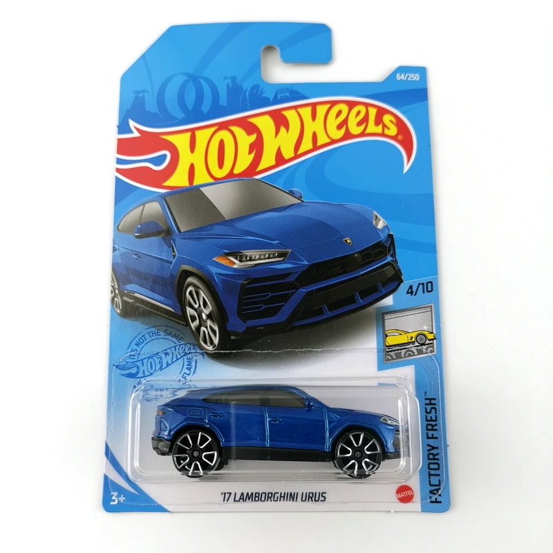 White Hot Wheels '17 Lamborghini Urus Kids Model Diecast Toy Cars Factory Fresh