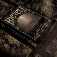 Игральные карты для велосипеда в случае землетрясения, коллекционные карты для покера USPCC, ограниченная серия, волшебные карты, магические трюки, реквизит