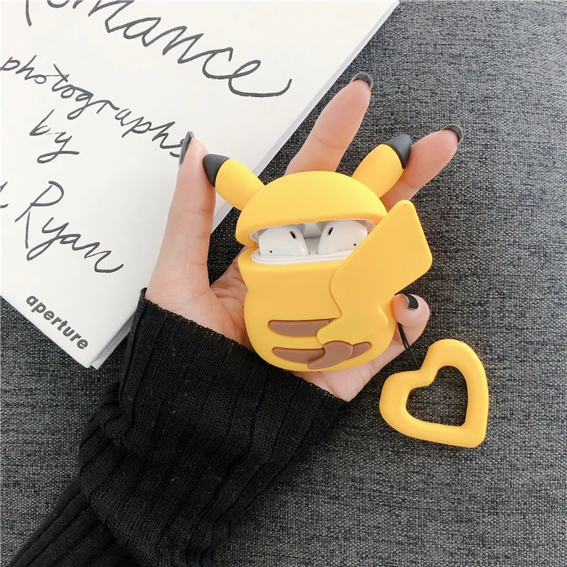 

Cartoon Wireless Bluetooth Earphone Case Cute For Apple airpods Silicone Soft Cover For Airpods 1 2 Accessories Protective Cover