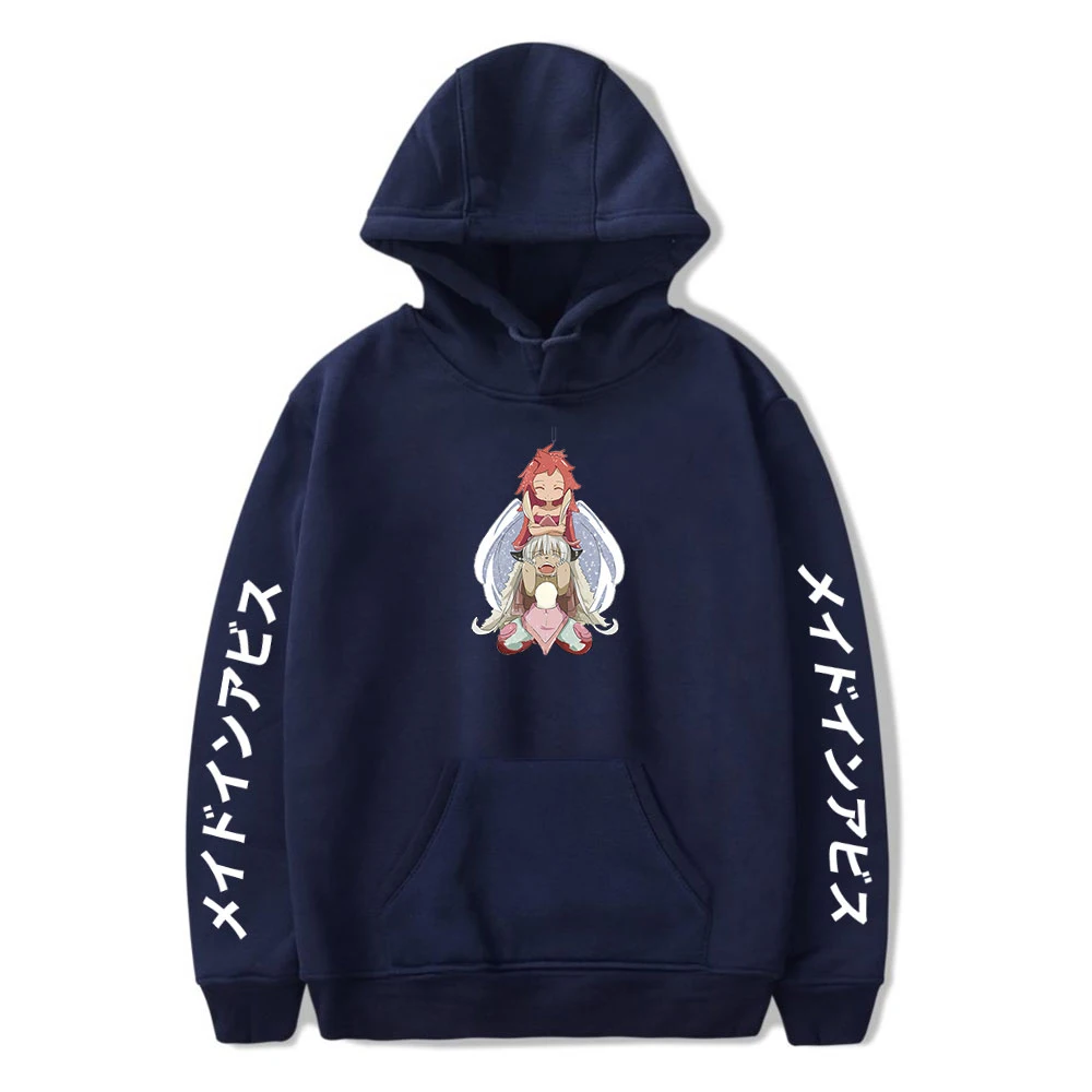 2021 Nanachi Made In Abyss Reg Anime Hoodies Sweatshirts Men Woman Fashion Solid fleece Hip Hop Hoody Casual Clothes