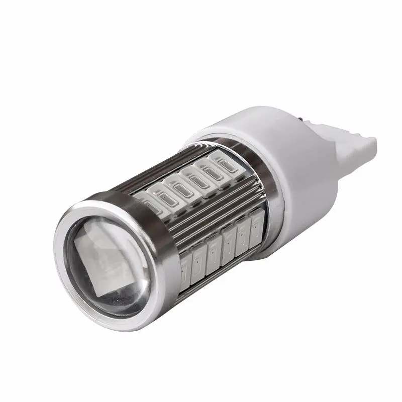 T20 7440 W21W WY21W 33 SMD 5630 светодиодный задний фонарь для автомобиля, стоп-светильник 33SMD 5730 СВЕТОДИОДНЫЙ Автомобильный задний фонарь DRL, светильник для вождения, красный, белый, оранжевый