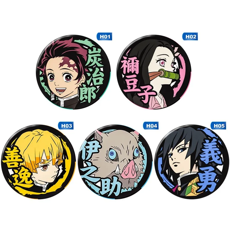 Значок аниме демон убийца: Kimetsu no Yaiba Kamado Tanjirou булавка значок| |